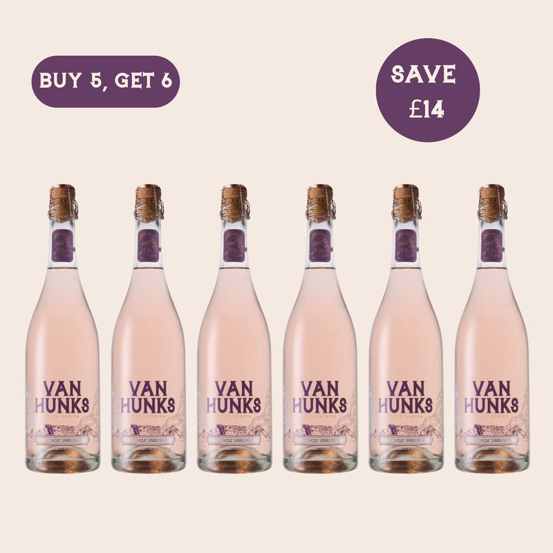 Non-Alcoholic Sparkling Rose Gift Set — Buy 5, Get 6